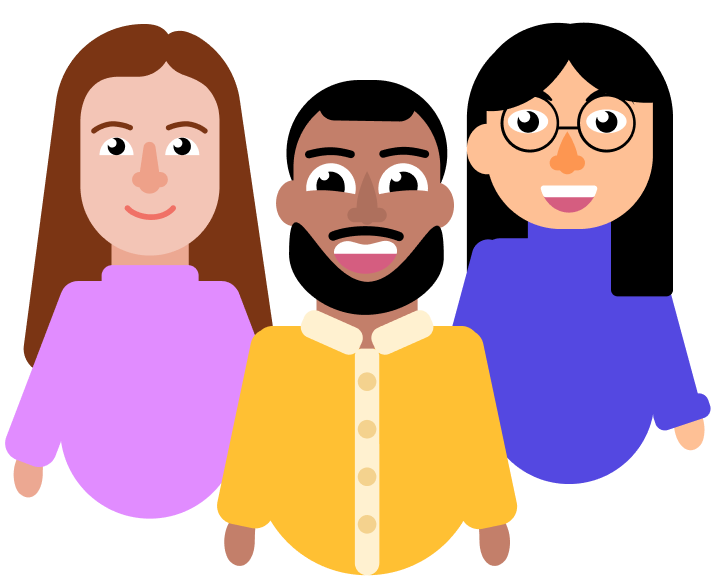 Edventures founding team members working together